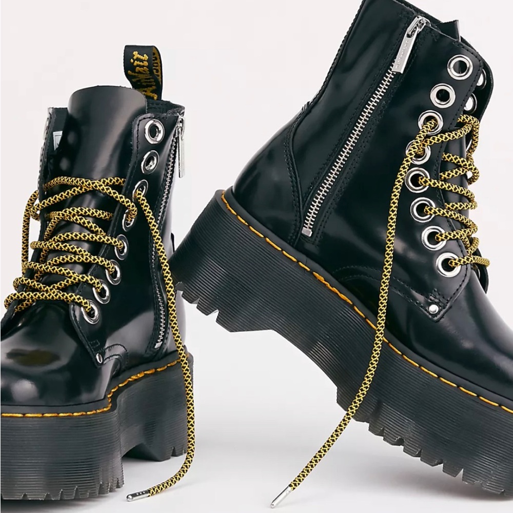 DR MARTENS JODON MAX BLACK SIZE:8 - Picture 2 of 8